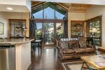 Living room - three bedroom residence at the Antlers Vail CO